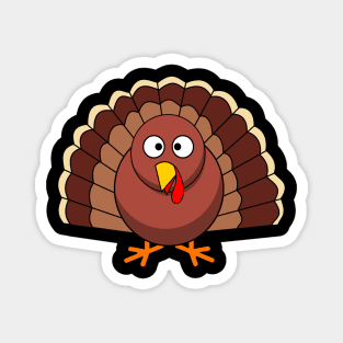 Happy Thanksgiving Turkey Magnet