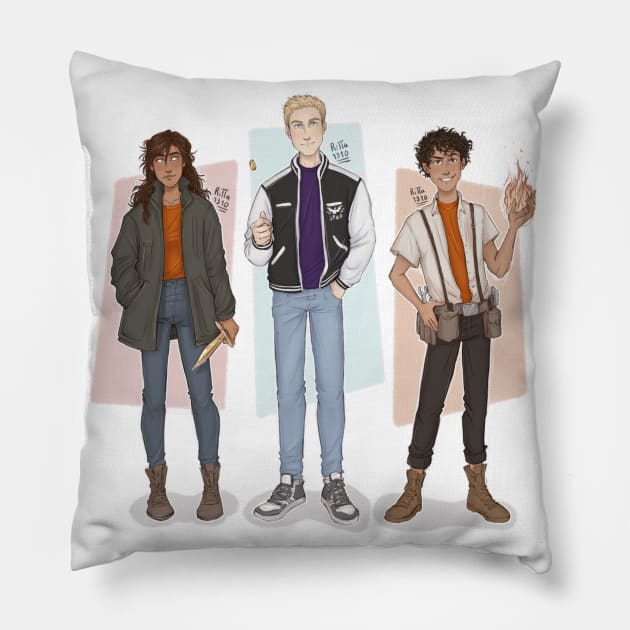 Heroes of olympus part 1 Pillow by ritta1310