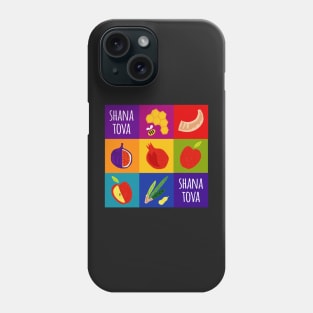 Rosh Hashana Pop Art Square Phone Case