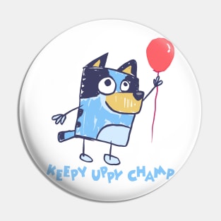 Keepy Uppy - Text version Pin