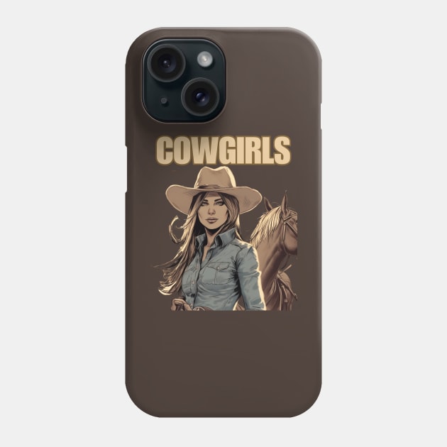 I Love Hot Cowgirls Phone Case by FrogandFog