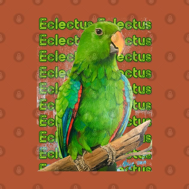 Eclectus by SkyeElizabeth