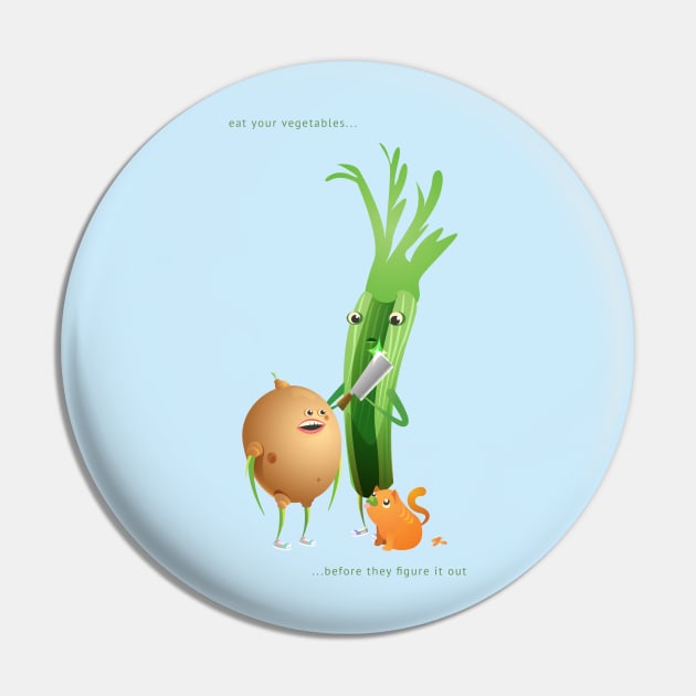 Eat Your Veggies! Pin by CozyKutie