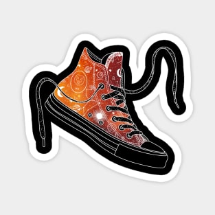 Leo high tops - Space canvas Magnet