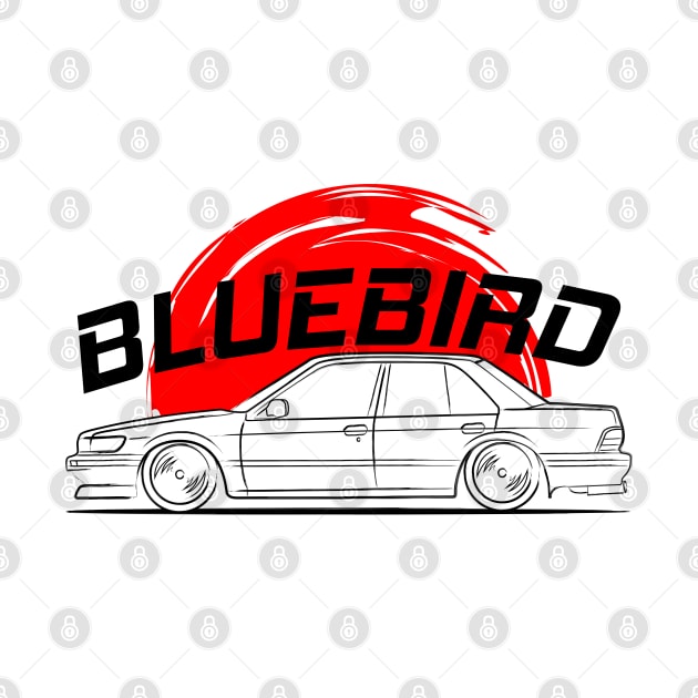 Racing Bluebird JDM Art by GoldenTuners