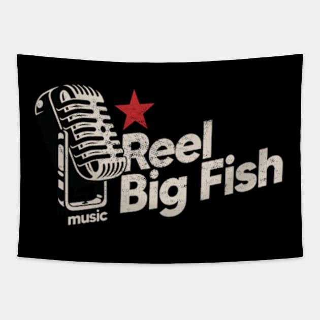 Reel Big Fish / Vintage Tapestry by graptail