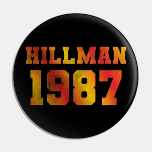 Hillman college 1987 Pin