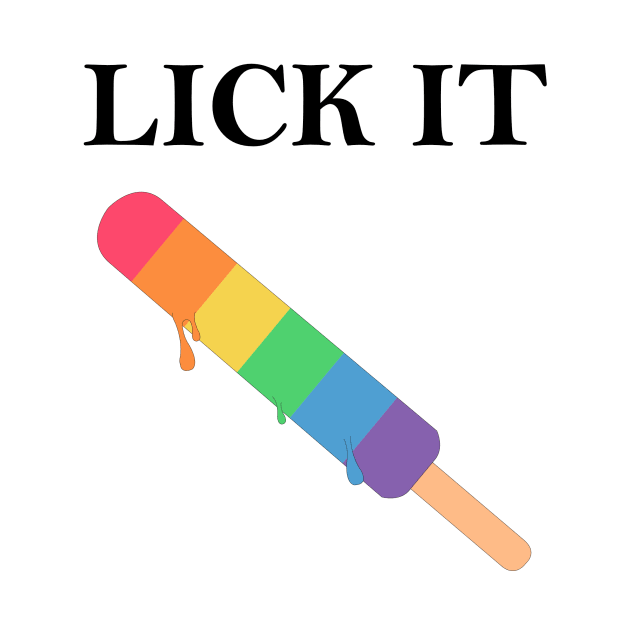 Lick it, Pride popsicle stick by Dexter Lifestyle