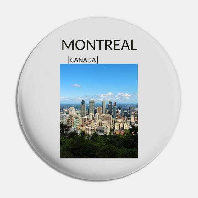 Montreal Quebec Canada Cityscape Skyline Urban Landscape Gift for Canadian Canada Day Present Souvenir T-shirt Hoodie Apparel Mug Notebook Tote Pillow Sticker Magnet Pin by Mr. Travel Joy