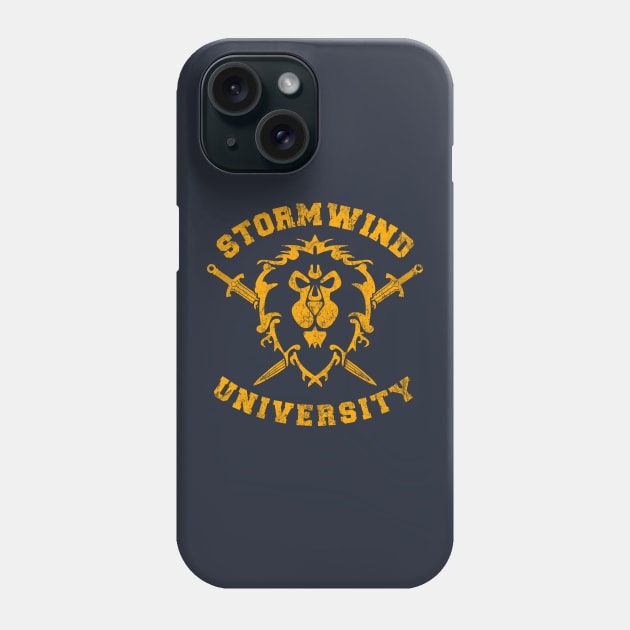 Stormwind university Phone Case by karlangas