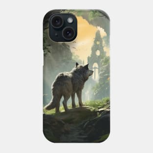 Twilight Sentinel - Wolf's Ancient Watch Phone Case