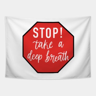 stop sign Tapestry