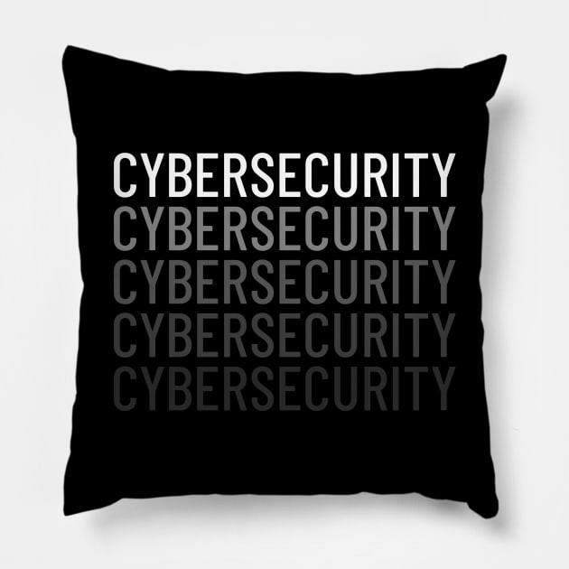 Cyber Security Fadeout Pillow by OldCamp