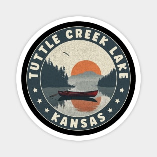 Tuttle Creek Lake Kansas Sunset Magnet