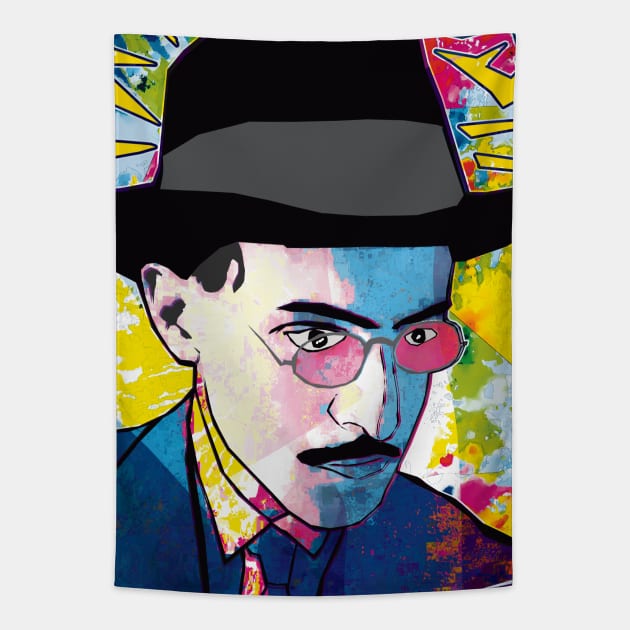 Fernando Pessoa III Tapestry by Exile Kings 