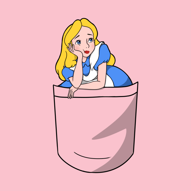 Shirt Pocket Alice by leiacat