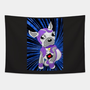 Robot French bulldog Tapestry