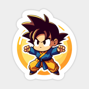 chibi Adventure: Goku and the Glowing Dragon Ball Magnet