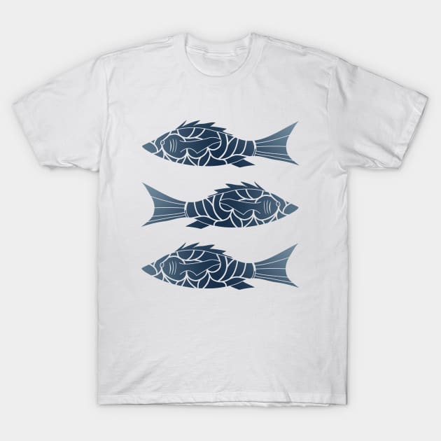Gradient T-shirt - Fishing