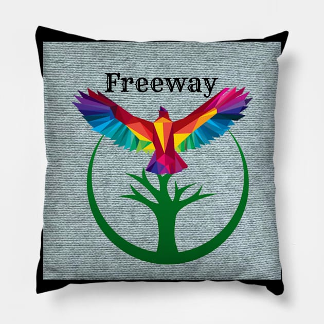 Freeway Pillow by Rivas Teepub Store