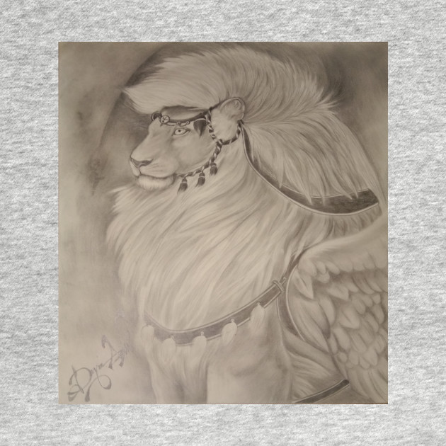 Lion Lion Mythical Beast Pencil Drawing Kids T Shirt Teepublic