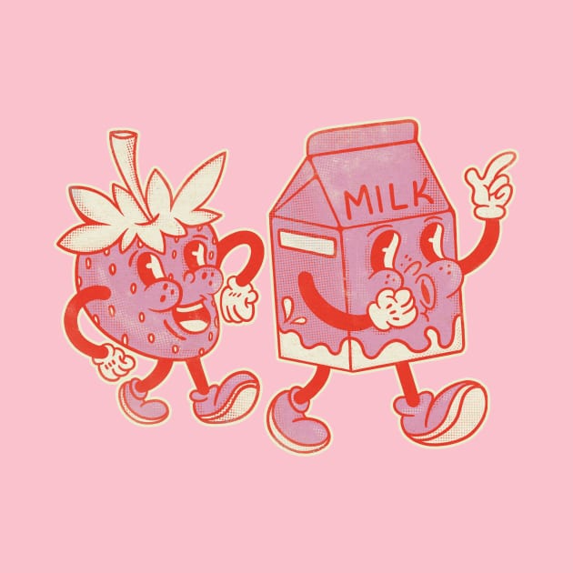 Strawberry milk by Sasshhaaaart