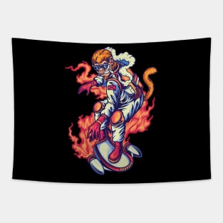 monkey space astronaut Tapestry