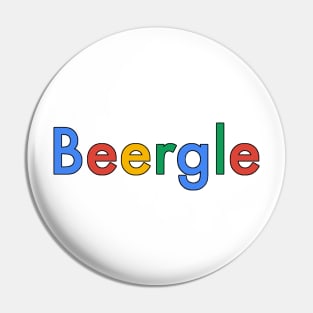 Beer Search Engein (Black Outline) Pin