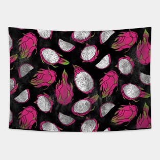 Black Dragon Fruit Tapestry