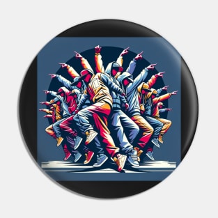 Harmony in Motion: The Breakdance Ensemble Pin
