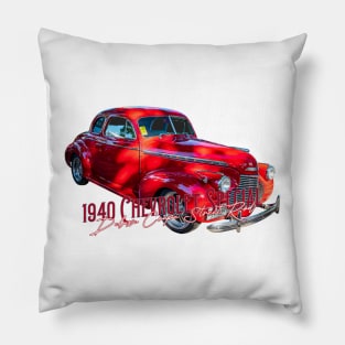 1940 Chevrolet Special Deluxe Coupe Street Rod Pillow