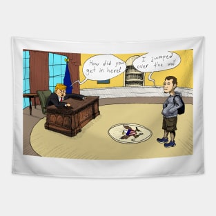 White House Breakin Tapestry