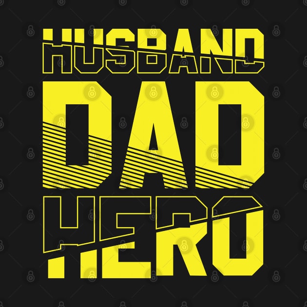 Husband Dad Hero by Streetwear KKS