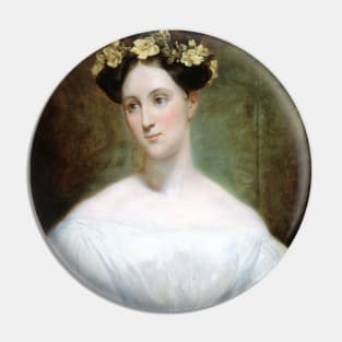 Portrait Presume de la Princesse Marie d'Orleans by Ary Scheffer Pin