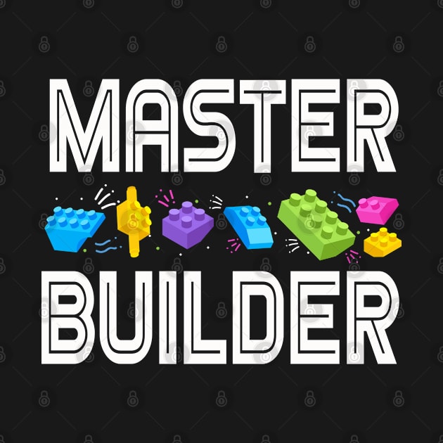 Brick Builder Funny Blocks Master Builder by Hesti Design