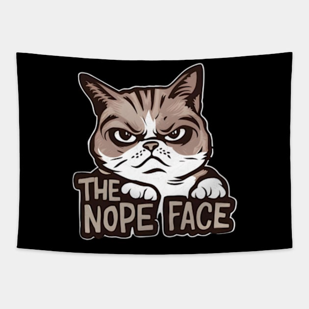 Grumpy Cat Tapestry by Inktopolis