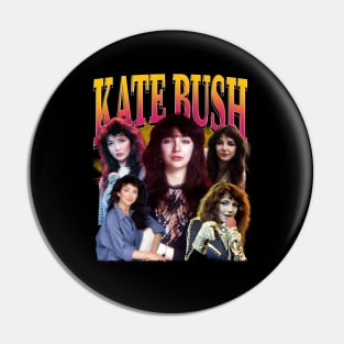 Vintage Kate Bush Retro 80s 90s Pin