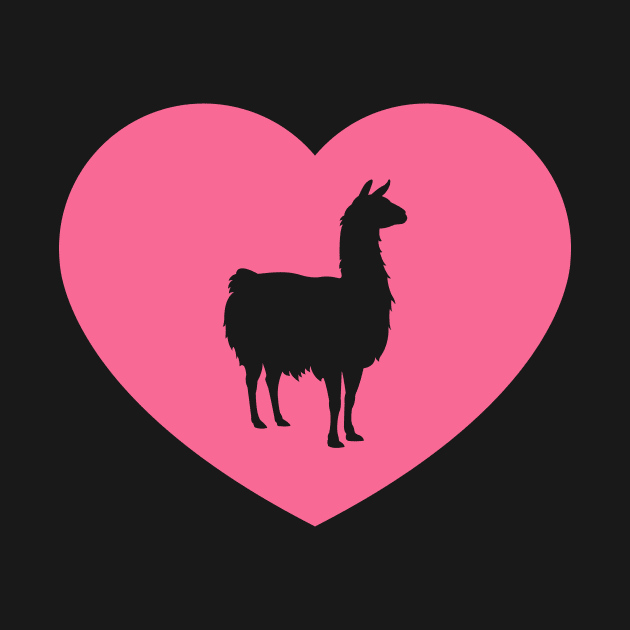 Llama Heart by Ombre Dreams