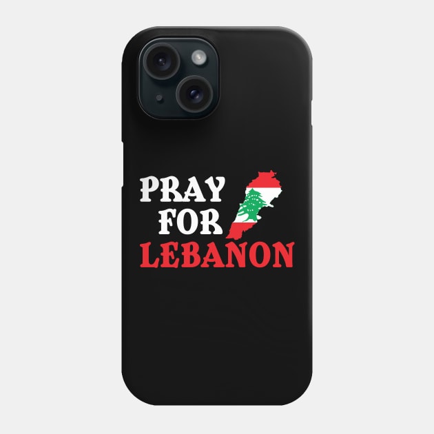 Pray For Lebanon Phone Case by Hiyokay