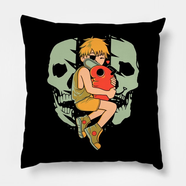 Best Friends Pillow by Eoli Studio