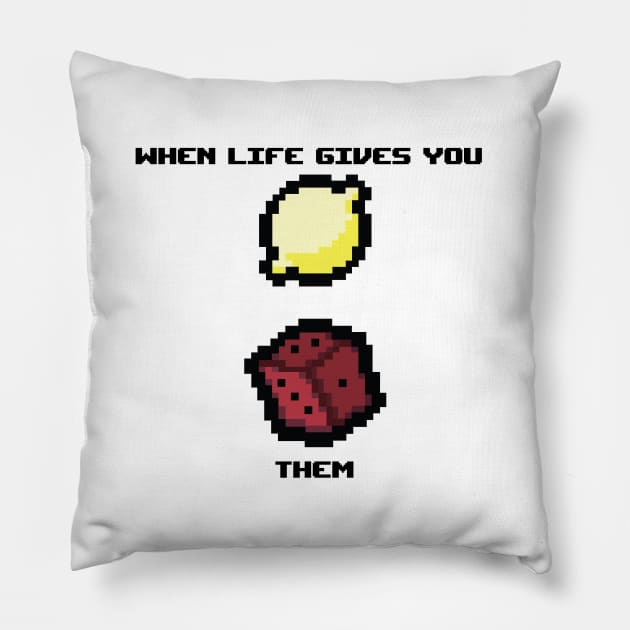 When Life Gives You Lemons Pillow by jeakzy