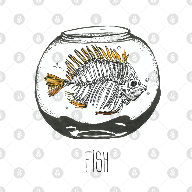 Fishbone in a bowl by Créa'RiBo