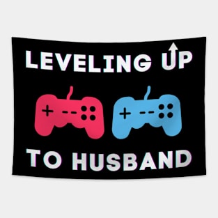 Leveling Up To Husband Tapestry