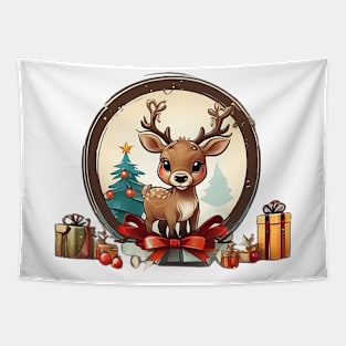 Christmas Reindeer Tapestry