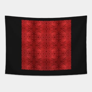 Red Jewel Tone Frost Tapestry