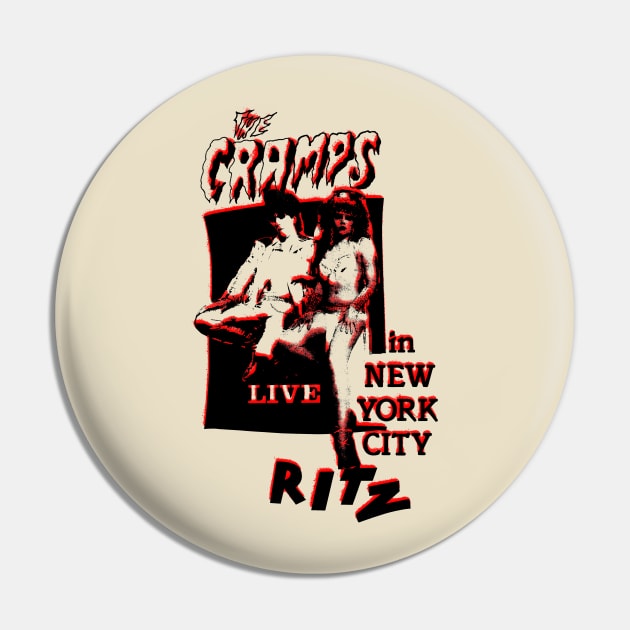 the cramps live in new york offset graphic Pin by HAPPY TRIP PRESS