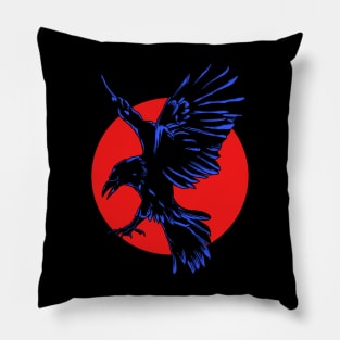 Creepy Crow Pillow