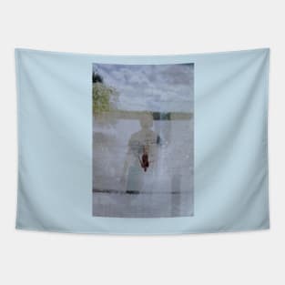 Lakeshore Double Exposure Tapestry