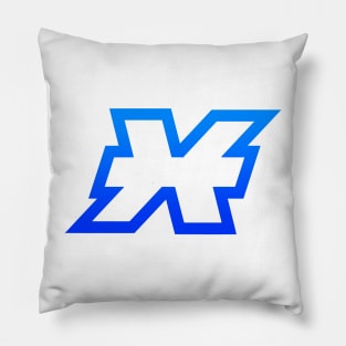 Pisces Blue Gradient Outline Pillow