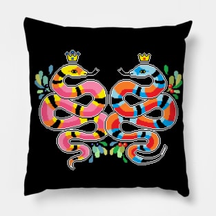 Snake Royals Pillow